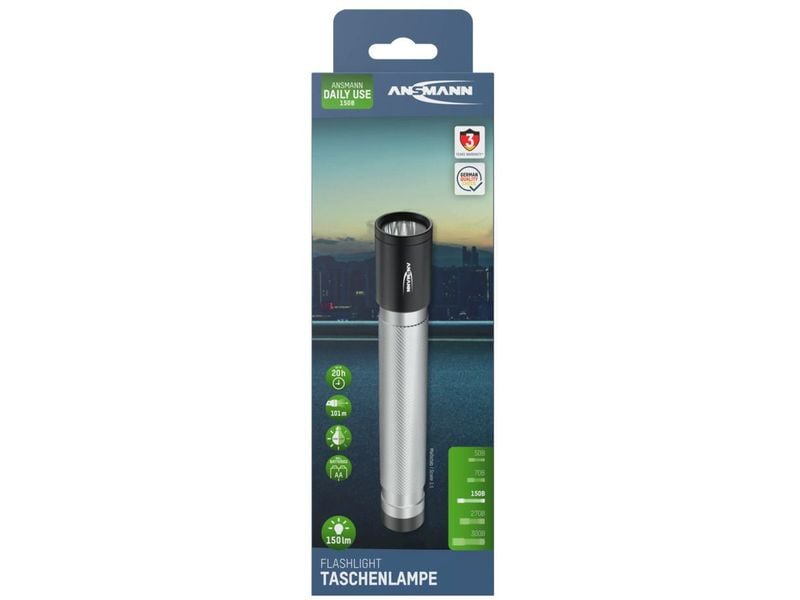 Ansmann Taschenlampe Daily Use 150B Outdoor-Taschenlampe