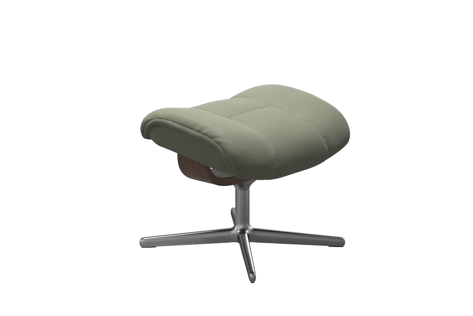 Ruby krakk Hud Paloma Shadow Green - Cross Chrome - Valnøtt understell