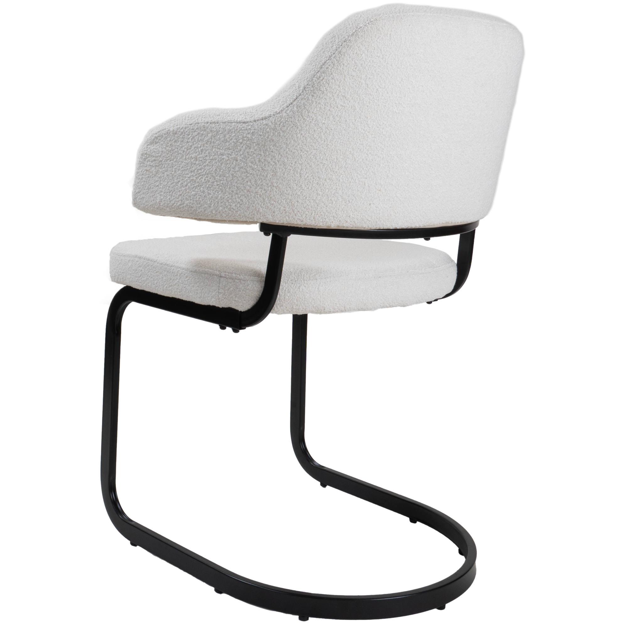 Eetkamerstoel Eros Ivory Boucle