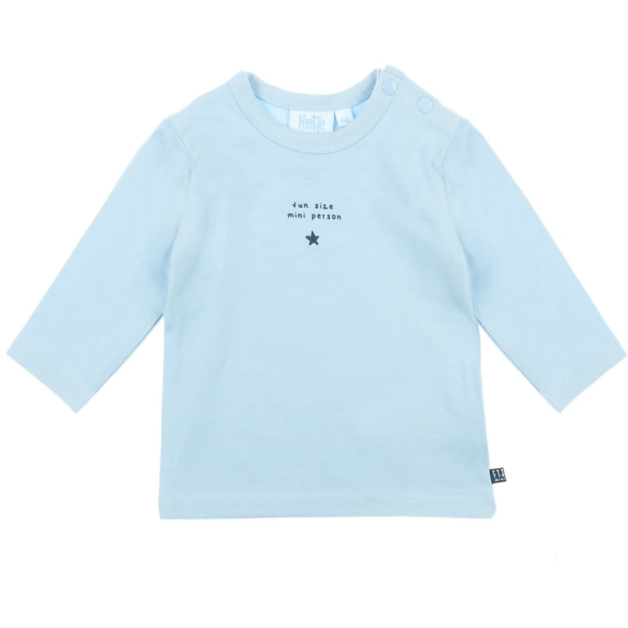 Feetje Longsleeve Fun Mini Person blau