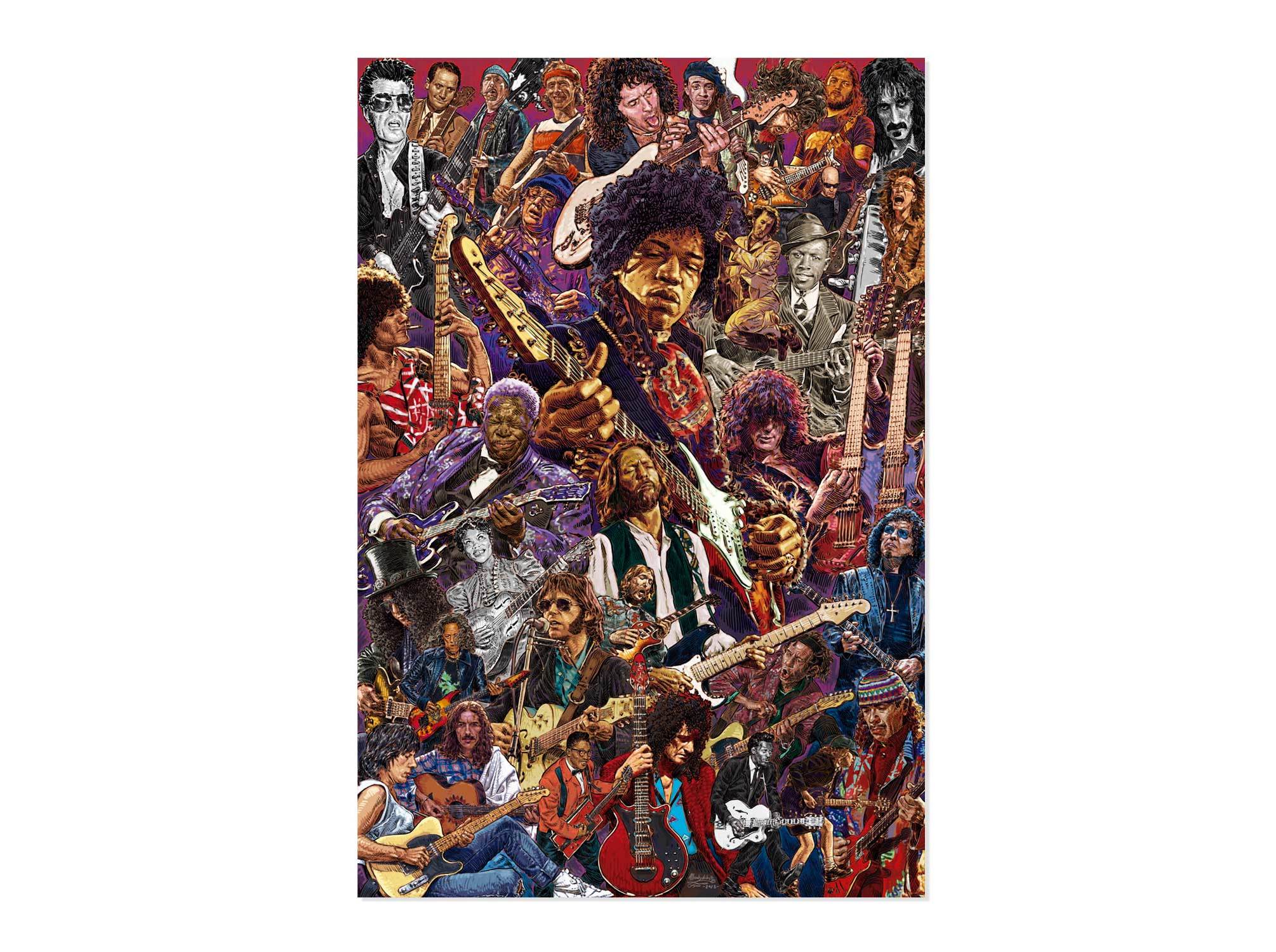 POSTER LEGENDARY GUITARISTS