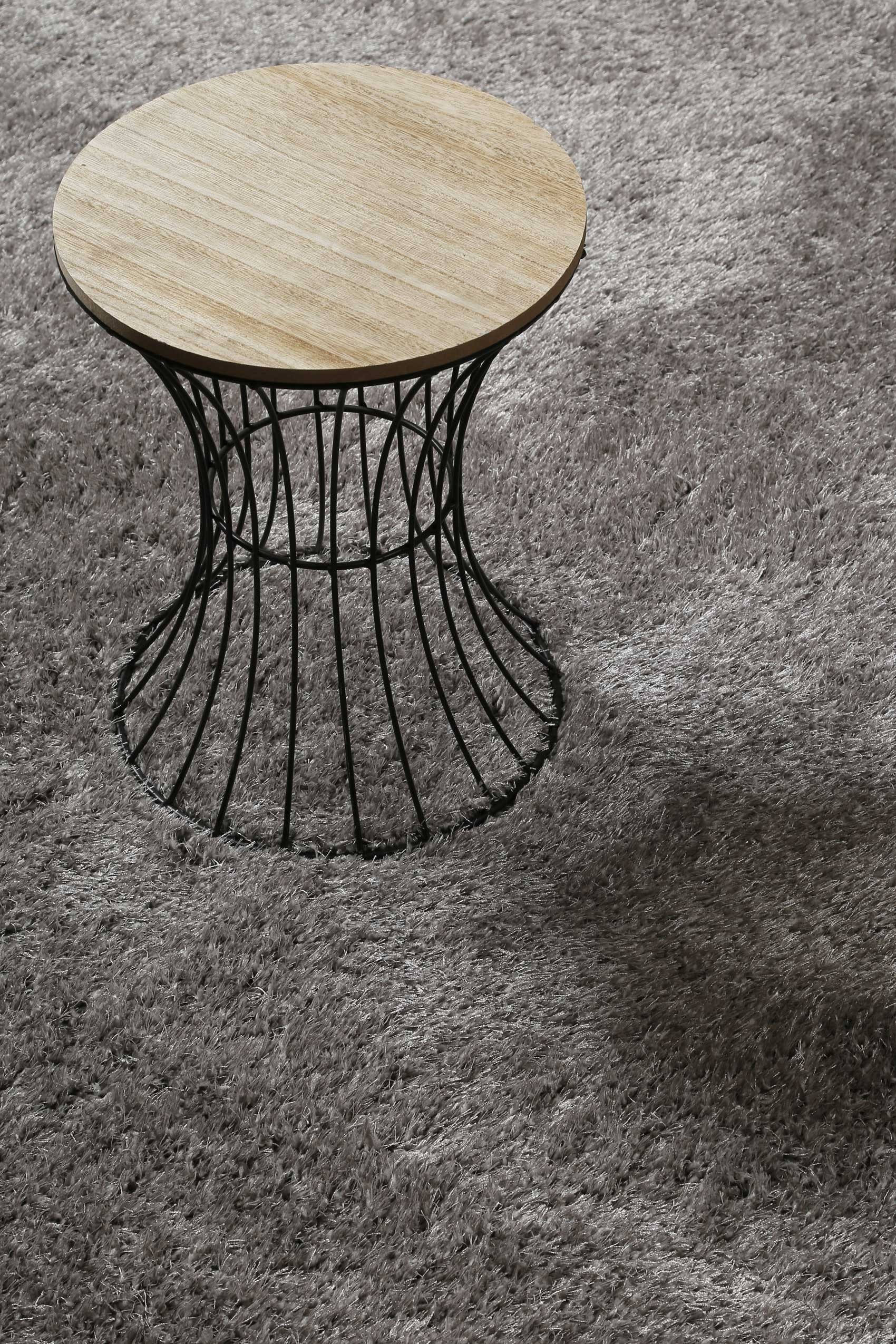 Homie Living Teppich »Flavio« rund 30 mm Höhe Hochflor, gewebt, weich, uni, Wohnzimmer, Schlafzimmer, waschbar