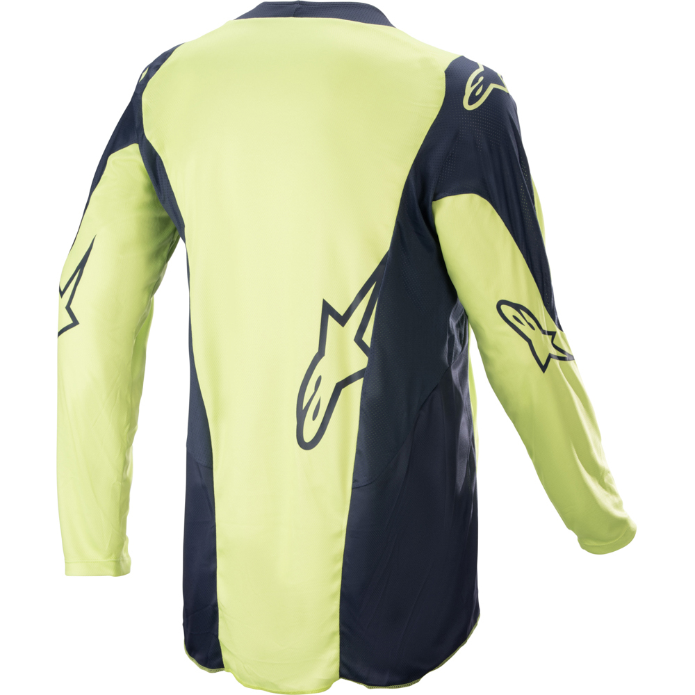 Alpinestars - Maillot Racer Hoen Jaune fluo / Navy
