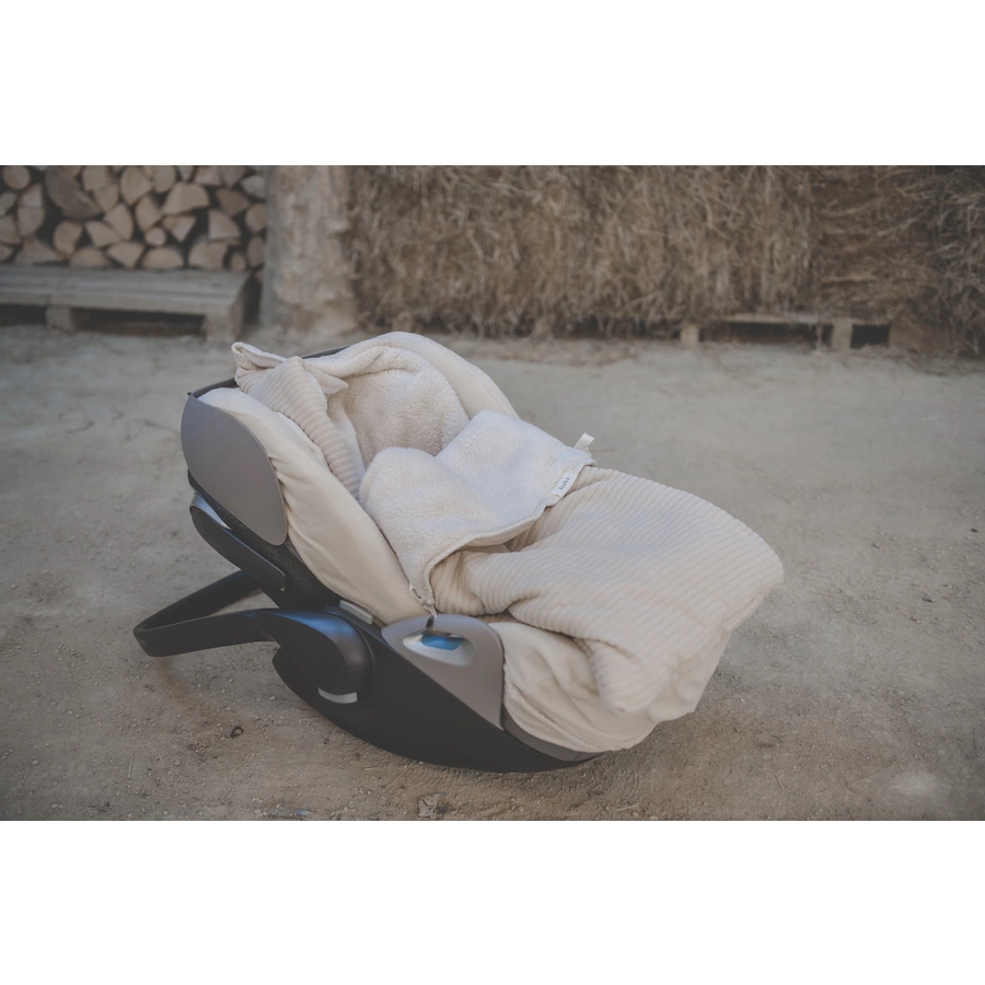 koeka Fußsack 0+ 35 Punkte Plüsch Vik beige