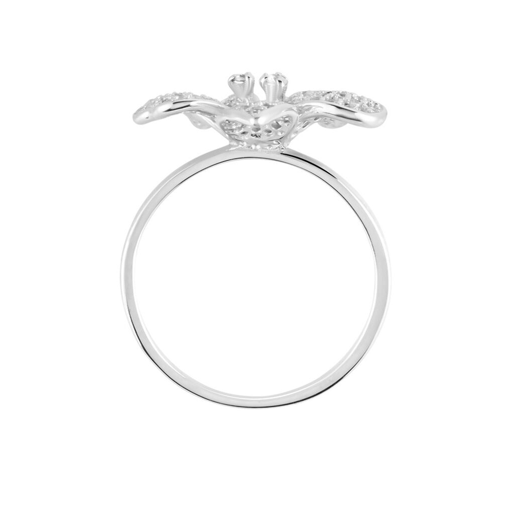 Bague Argent Blanc Catherine Oxydes De Zirconium