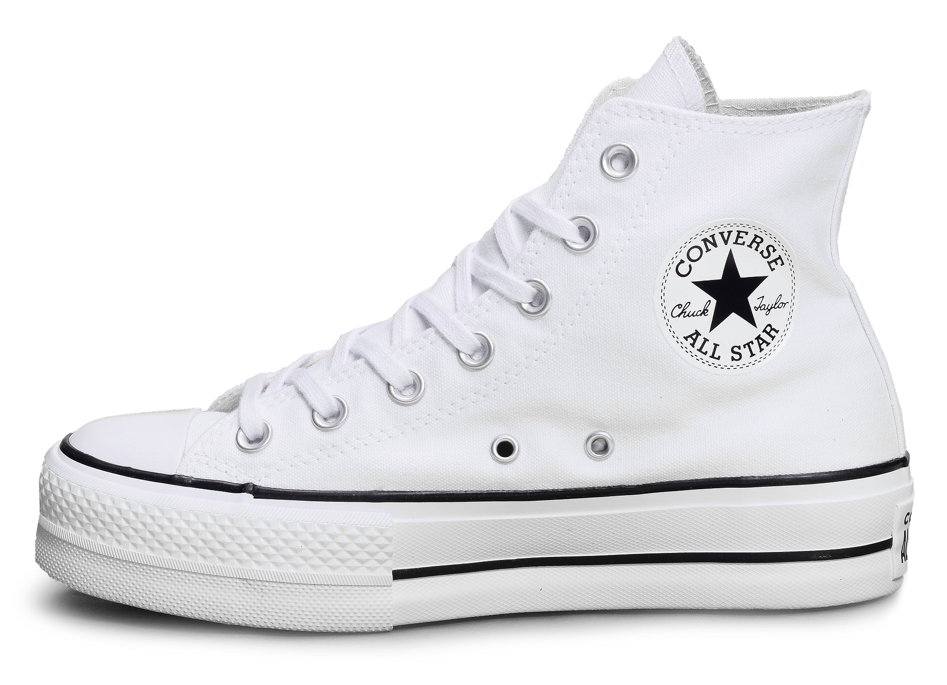 Chuck taylor hi plato blanc