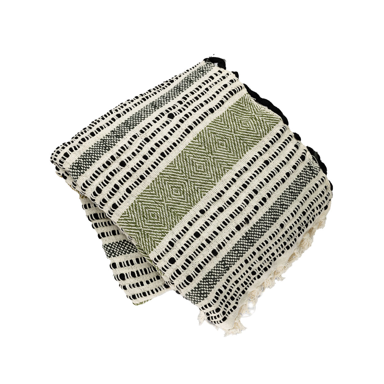 Plaid katoenmix Olive
