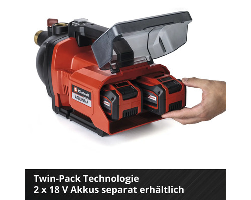 Einhell Power-X-Change AQUINNA accu tuinpomp zonder accu en lader (2x18V)