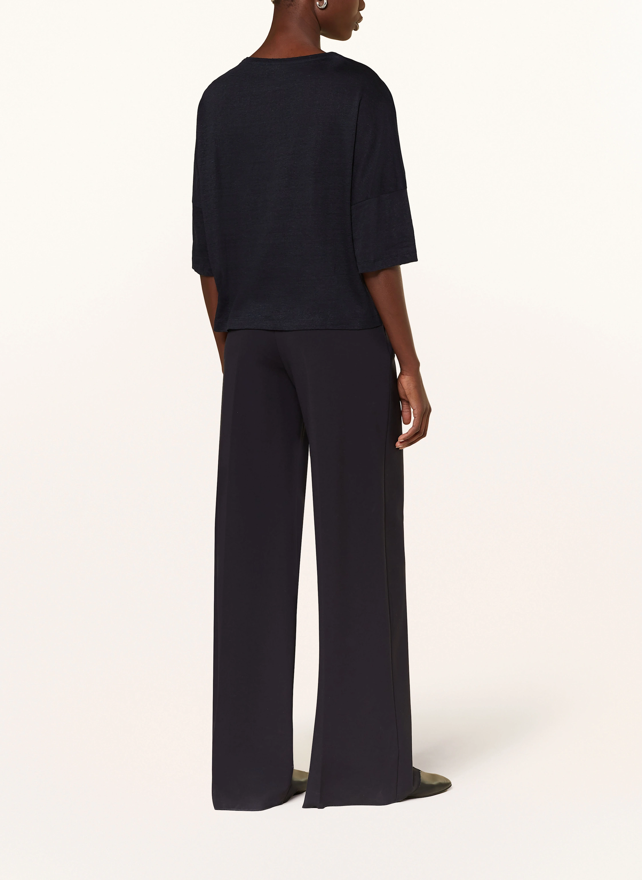 DRYKORN Pullover KUSIA aus Leinen mit 3/4-Arm