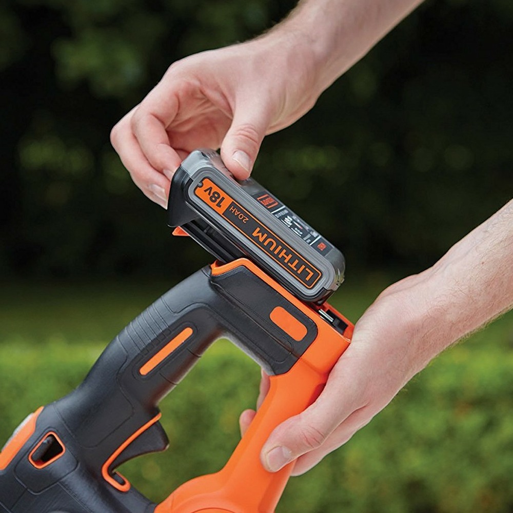 Taille haies black et decker sans fil batterie 18 v 2 ah lame 50 cm