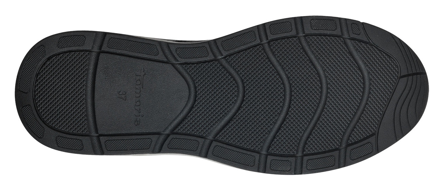 Tamaris Keilsneaker  , Schnürschuh, Halbschuh, Freizeitschuh, farbenfrohe Kontrastbesätze