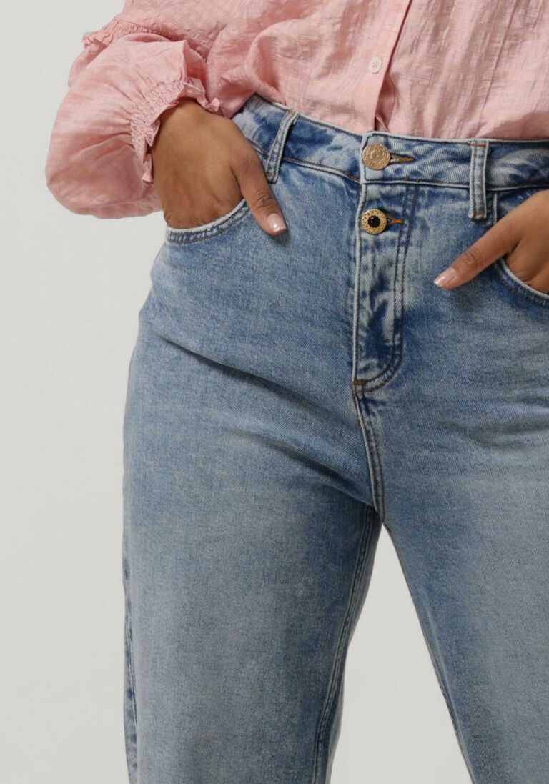 MOS MOSH blauwe mos mosh mom jeans adeline adorn jeans
