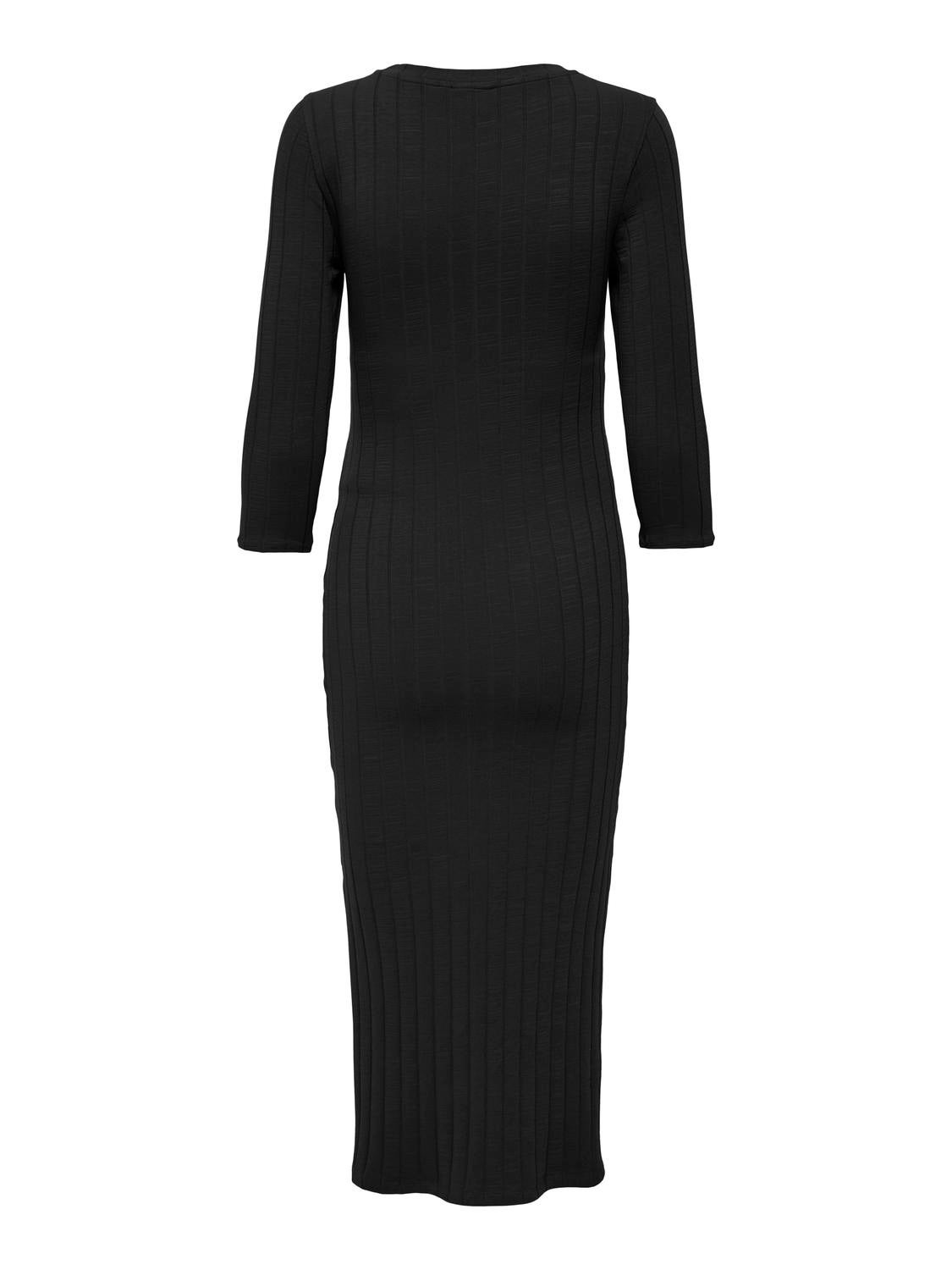 OLMALEJANDRA Midikleid Black