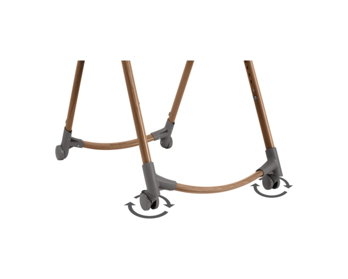 Minla Plus 0 - 14 Y   0 - 60 kg    Einfaches Hineinsetzen des Kindes |    Voll verstellbar |    Leicht zu bewegen und zusammenzuklappen |    Elegantes, modernes Design |
