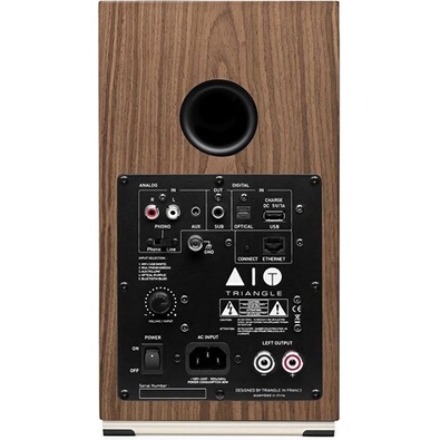 Enceinte connectée Hifi Triangle AIO TWIN Erable Brun vendues à la paire