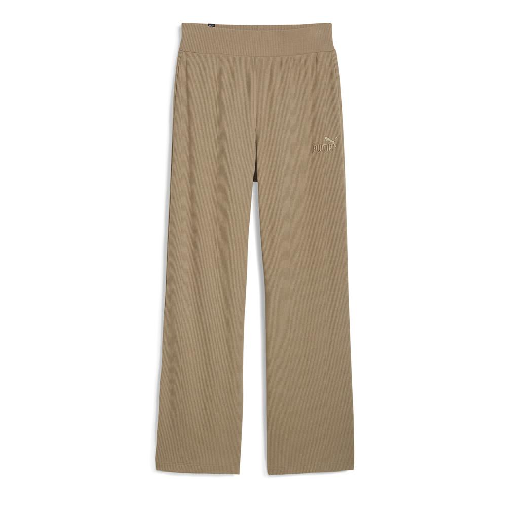 Puma Pantalon Marron Femme fluide Femme Puma waist Stght
