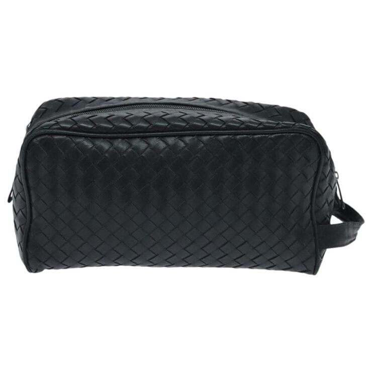 Bottega Veneta Vintage Bottega Veneta Pouch Black