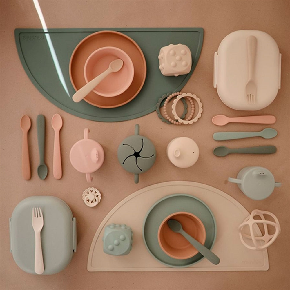 Madkasse Ivory - Mushie → Luksusbaby.dk