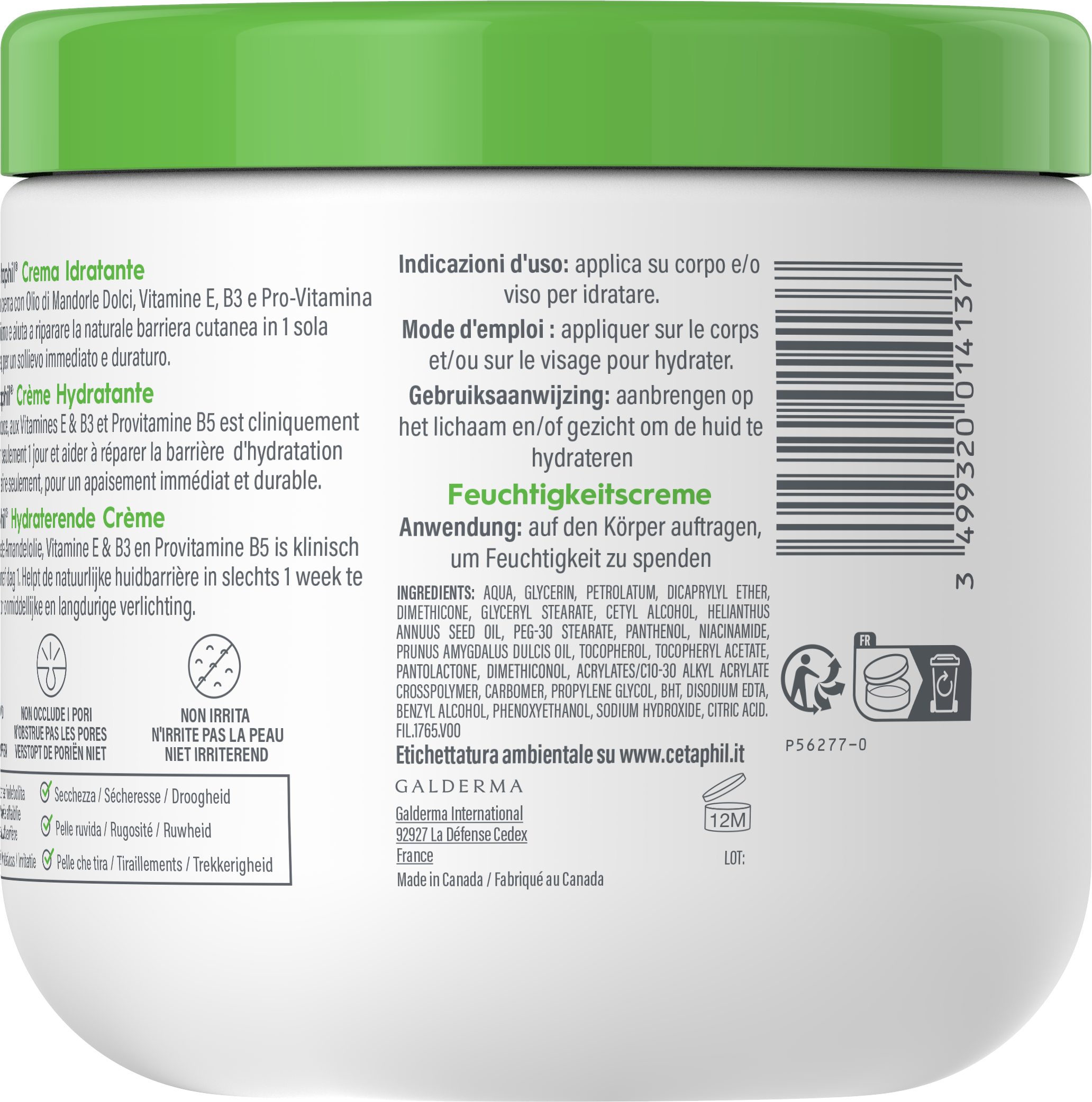 Cetaphil Hydraterende creme (450 gr)