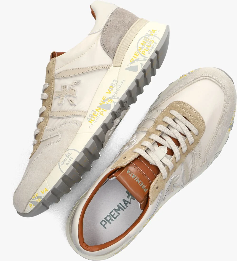 PREMIATA witte premiata lage sneakers lander