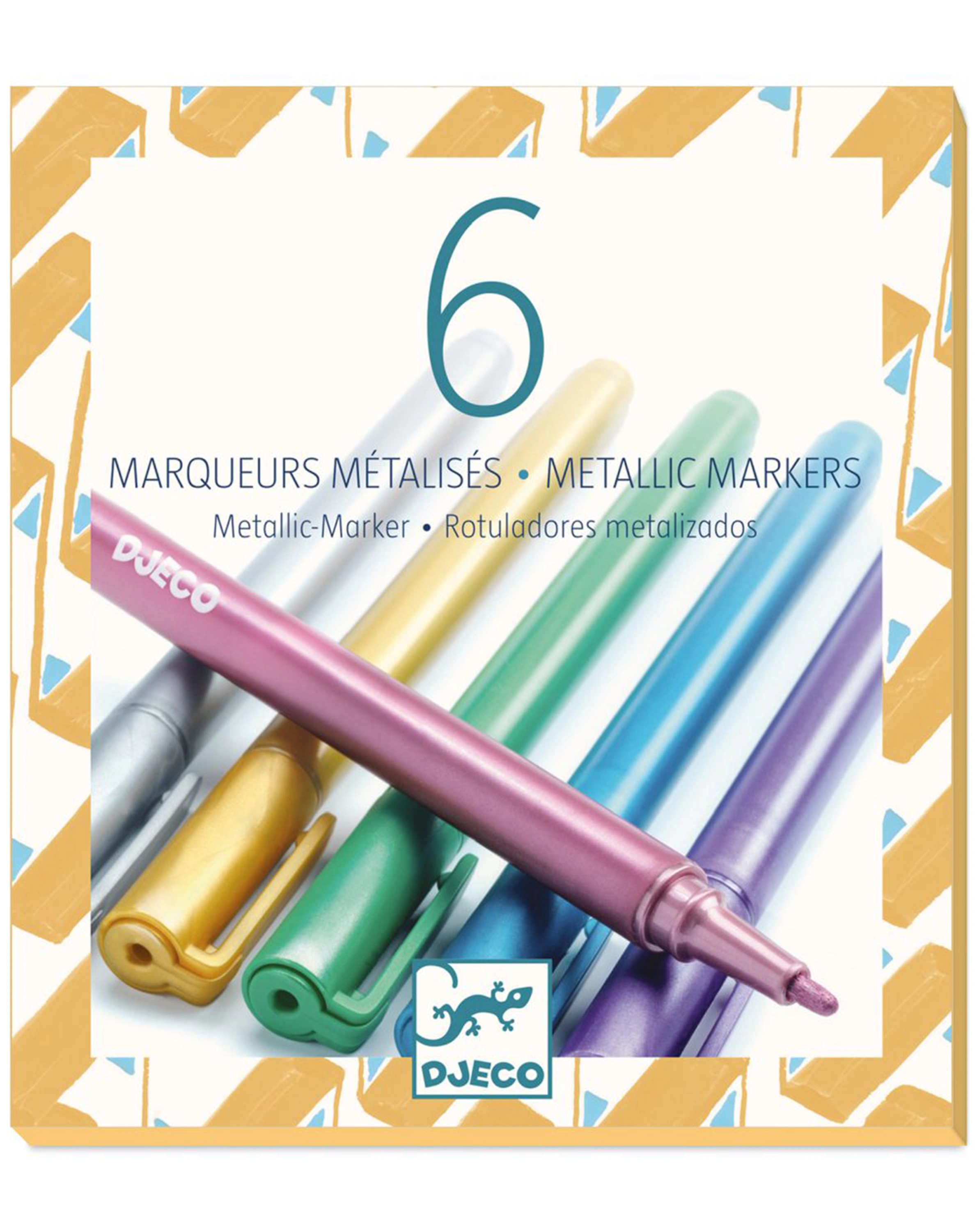 Gelstifte-Set METALLIC mit 6 Farben