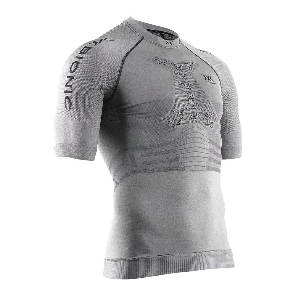 X-Bionic FENNEC 4.0 RUNNING - Sous-couche Homme anthracite/silver
