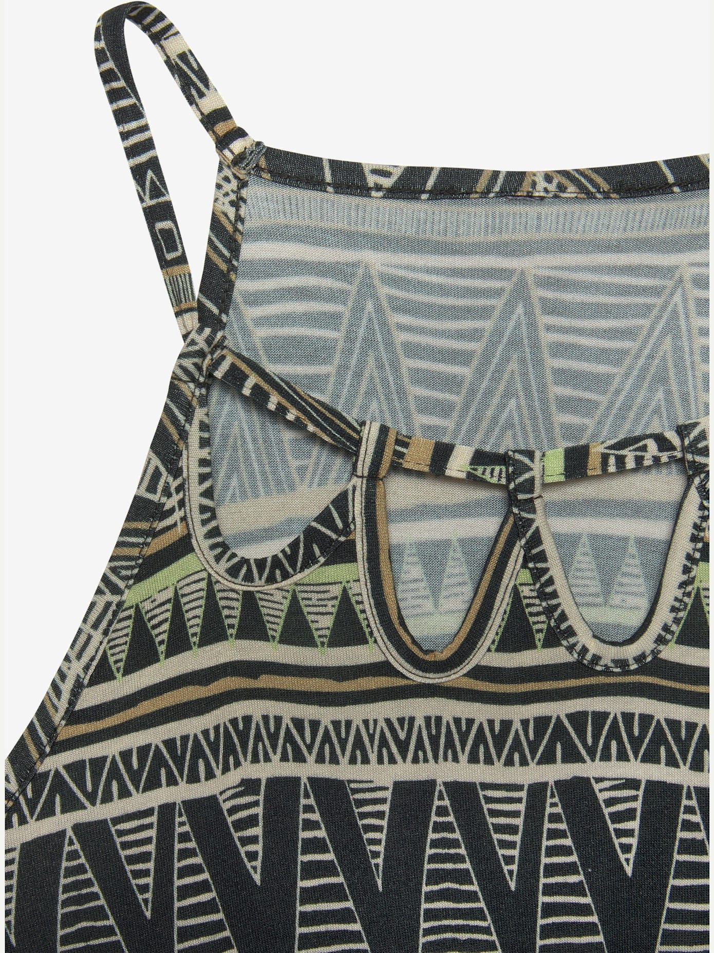 Robe en jersey encolure avec découpes tendance