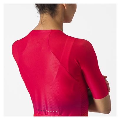 Maillot Manches Courtes Femme Castelli Climber's 4.0 Rose/Orange