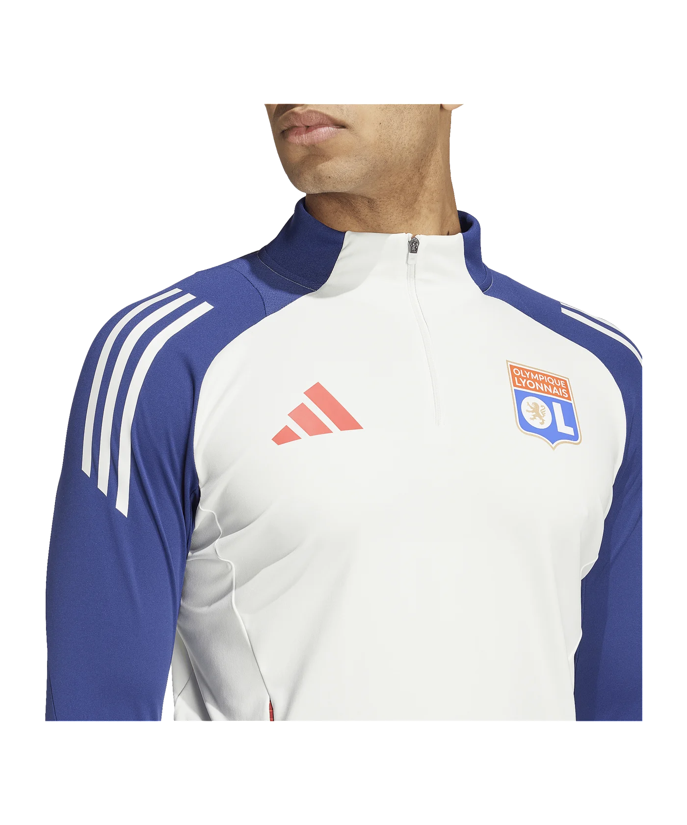 adidas Olympique Lyon Sweatshirt Weiss
