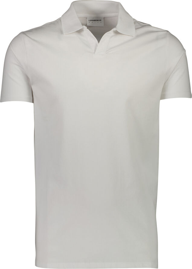 Lindbergh Stretch polo shirt S/S Hvid