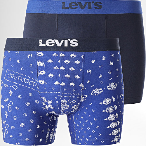 Lot De 2 Boxers 701224657 Bleu Marine Bleu Roi