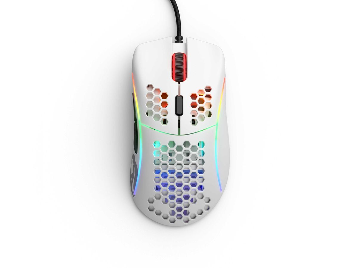 Glorious PC Gaming Race Model D- Souris Gaming - Blanche