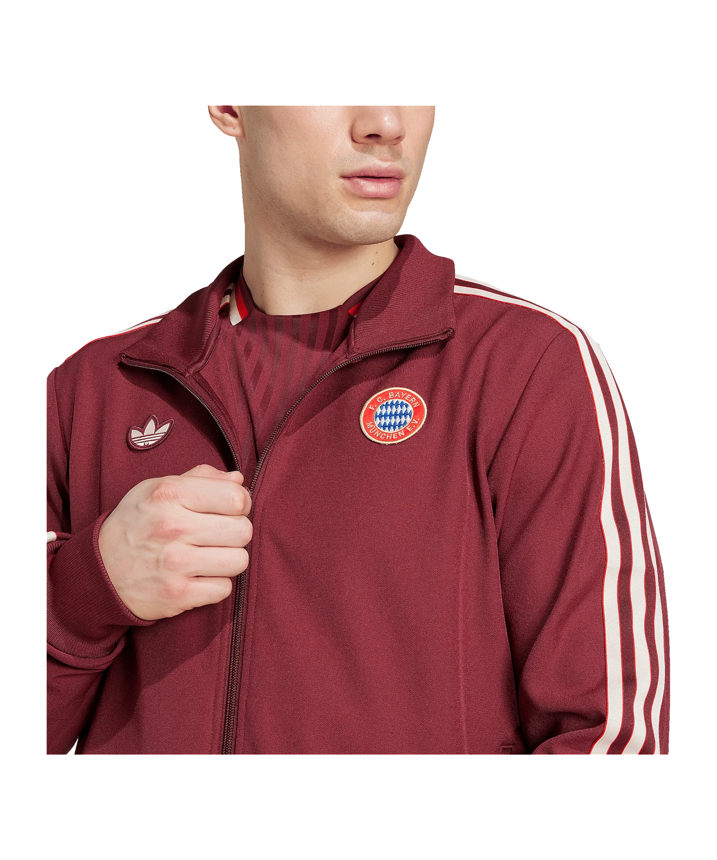 adidas FC Bayern München Terrace Icon Trainingsjacke Rot