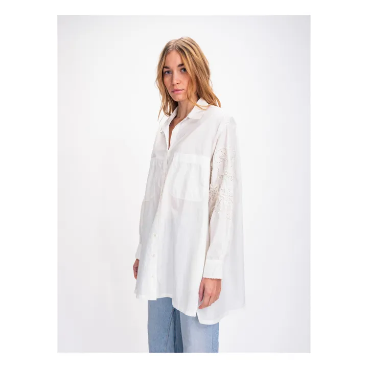 Virginie de Vinster Blouse Oceane | Blanc