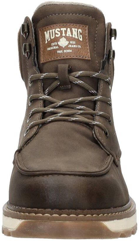 Mustang Veterschoenen Hoog donkerbruin