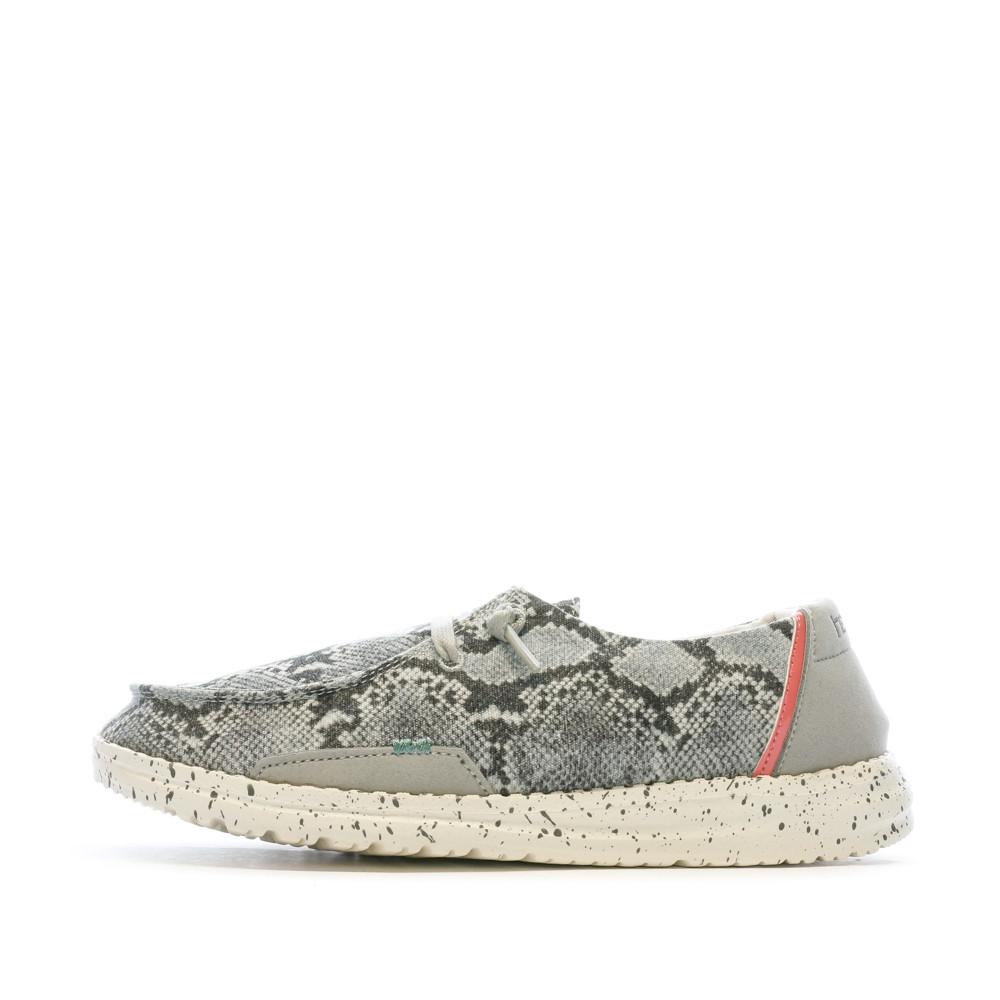 Hey Dude Chaussures Grises à Motifs Femme Hey Dude Wendy