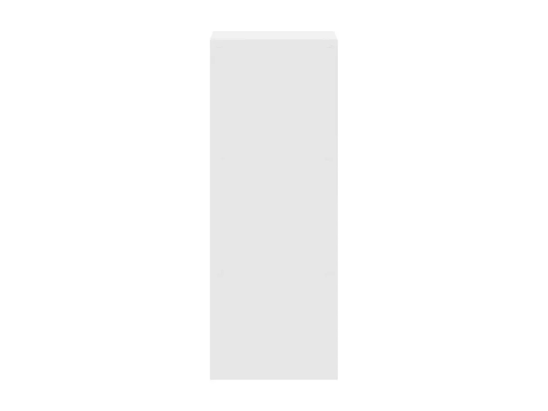 Bibliothèque empilable blanc 30x30x80 cm bois d'ingénierie