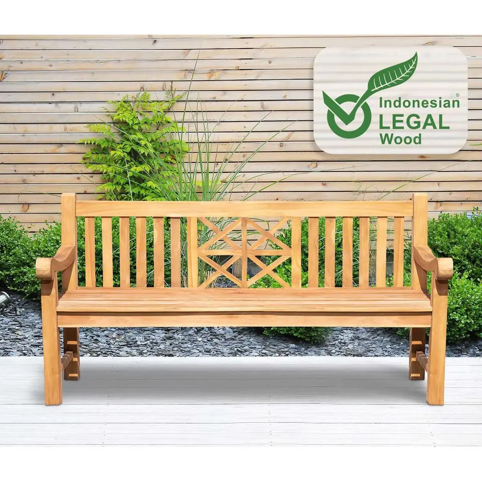 CLP Teakbank Florida 180 cm