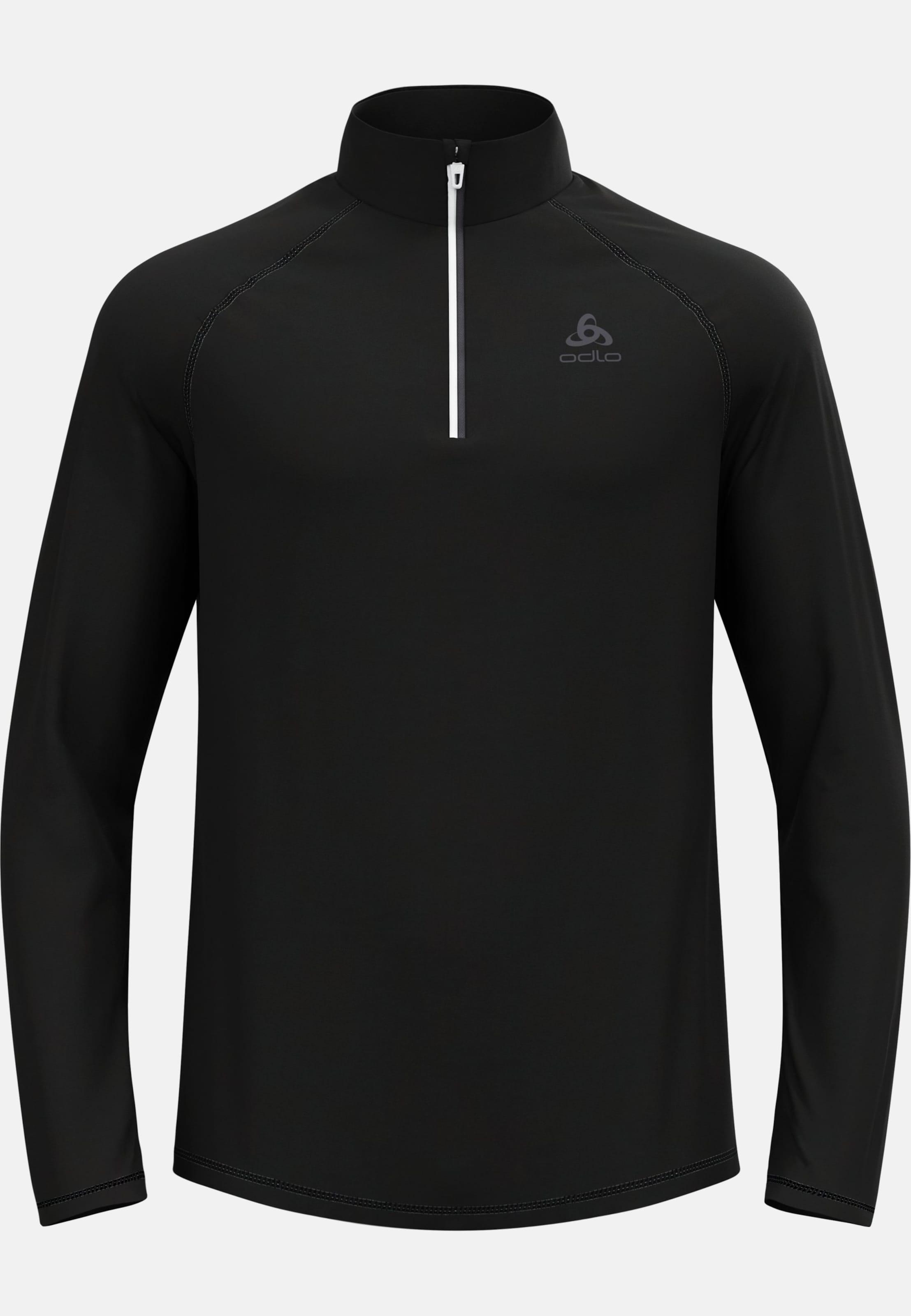 Besso Mid Layer mit Halbreissverschluss in black