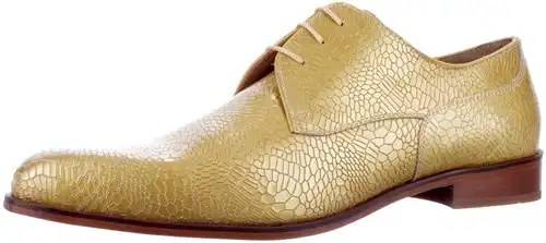 Mascolori Midas Serpent - maat 47 veterschoen geel - maat 47 Calandschoen