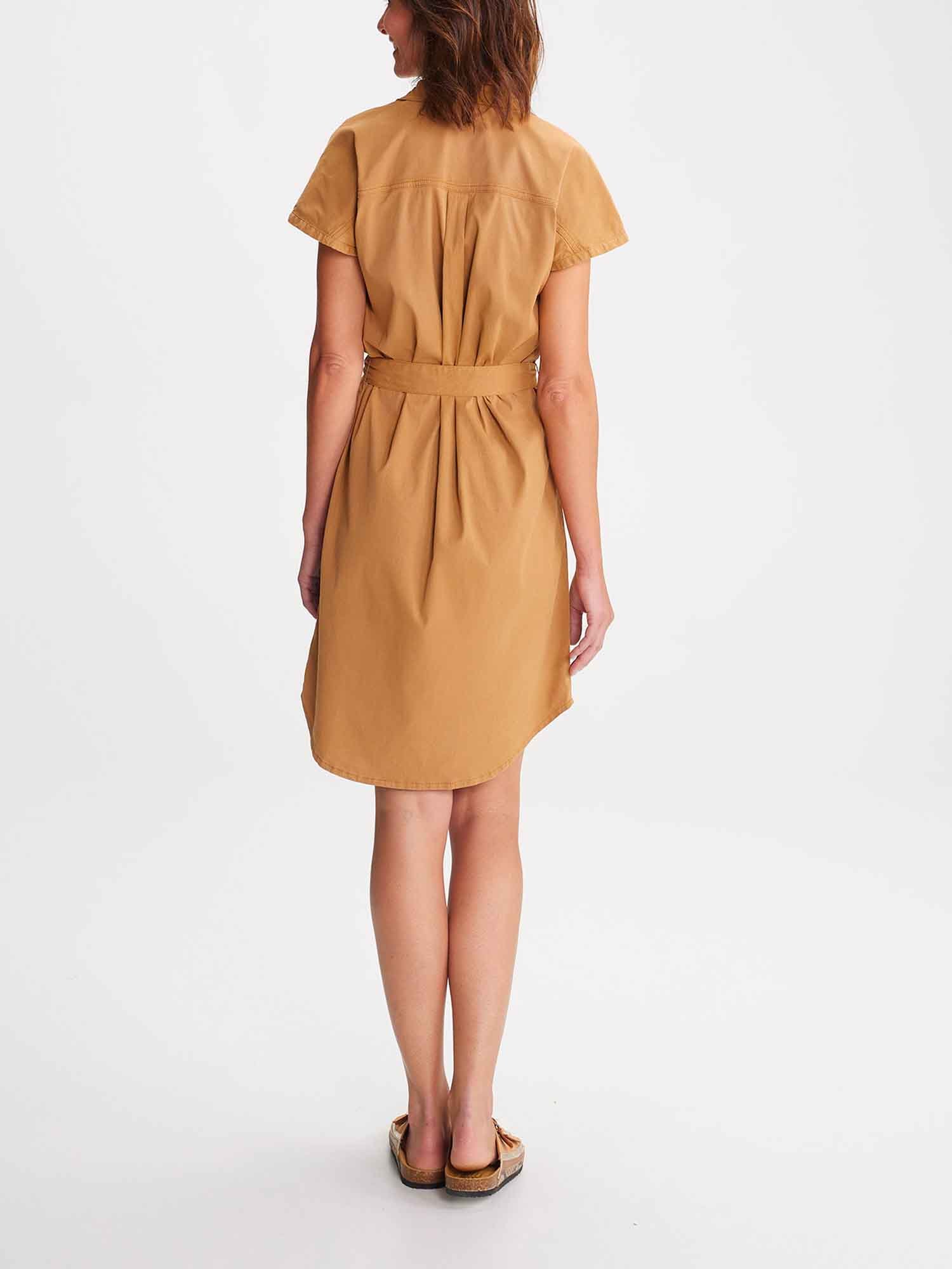 Robe Femme Sans Manche Marron