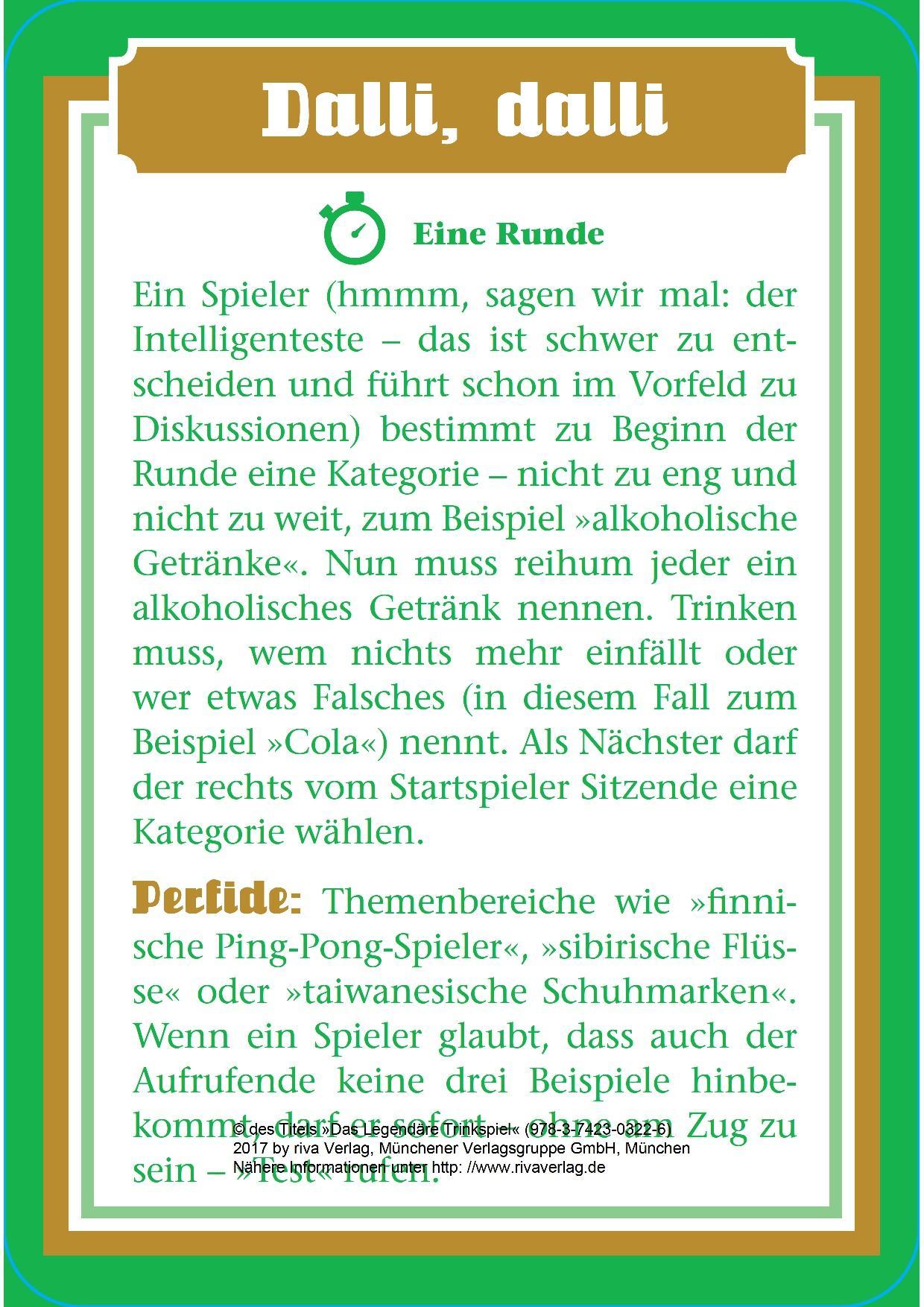 Das legendäre Trinkspiel (Spiel)