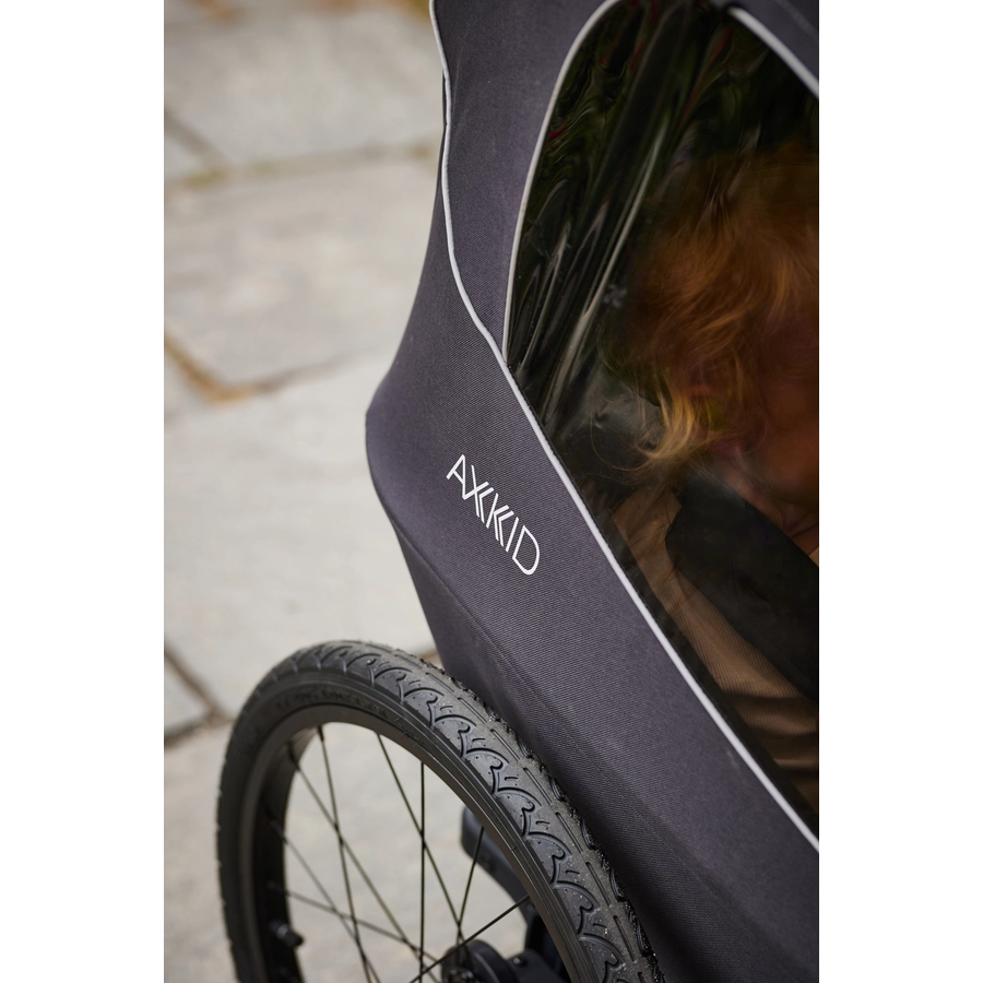 AXKID Kinderfahrradanhänger Grand Tour black