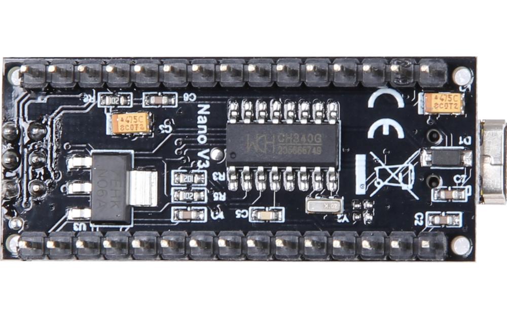 Entwicklerboard Nano V3 Arduino kompatibelATmega328P basiertes Mikrocontroller-Board