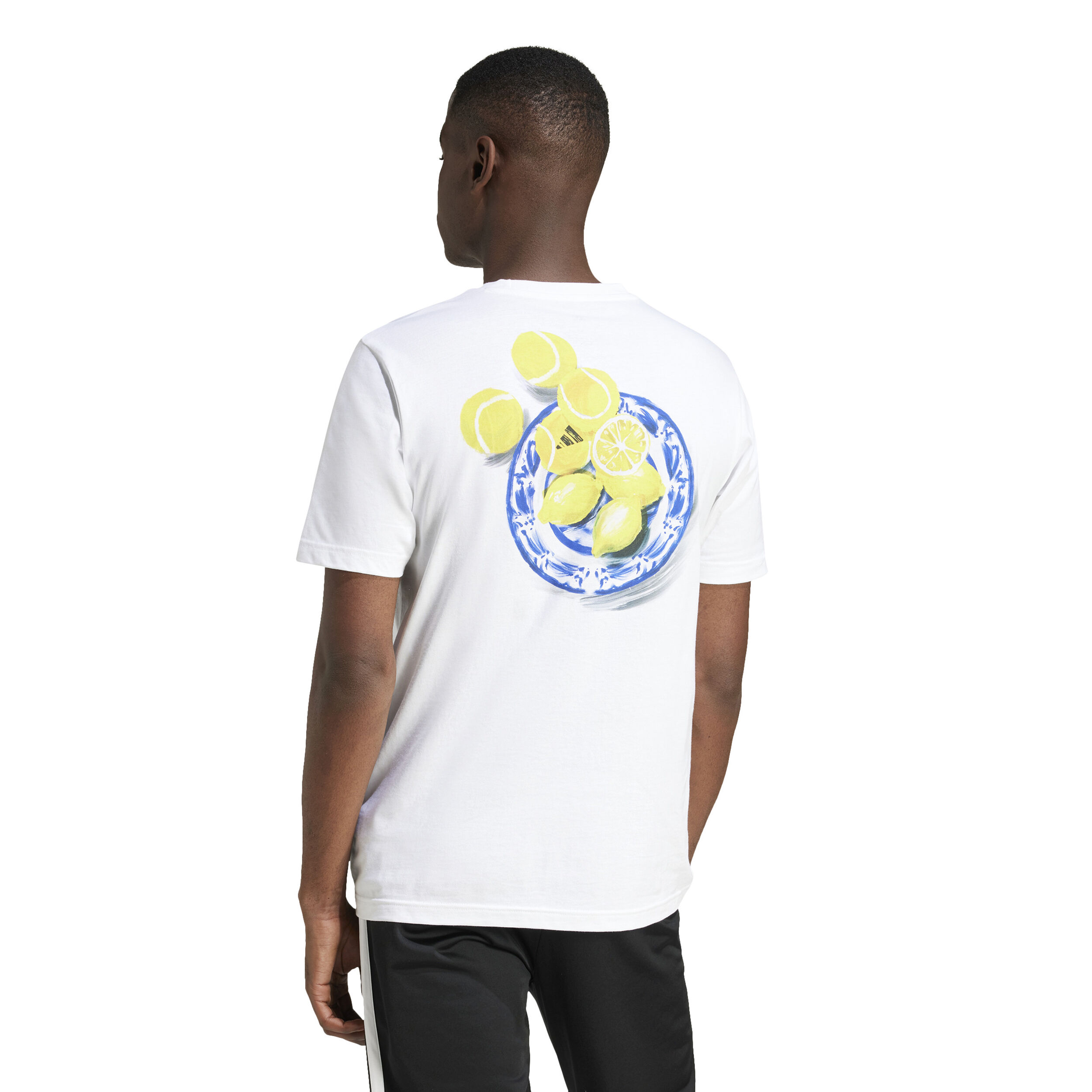 adidas Lemon T-shirt Hommes - Blanc , Multicouleur