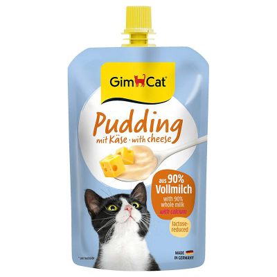 GimCat Pudding mit Käse 100g Katzensnack