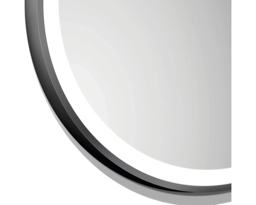 LED badkamerspiegel DSK Zwart Rond mat Ø60cm IP 24