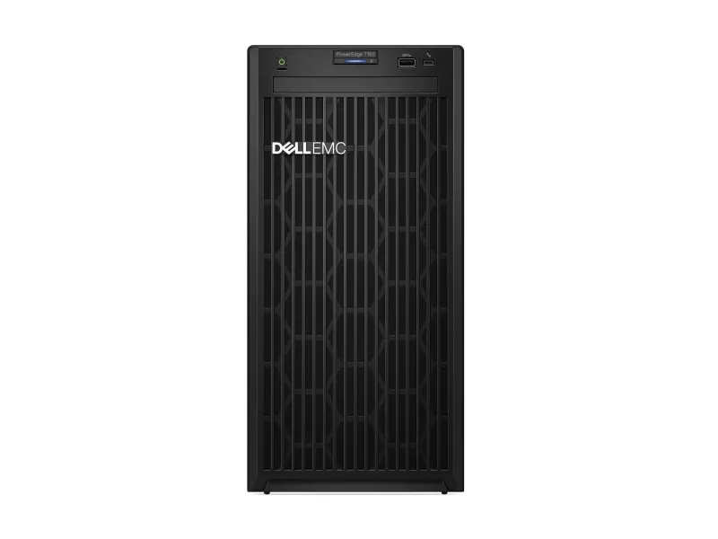 Dell PowerEdge T150 - Server - MT envejs - 1 x Xeon E-2314 / op til 4.5 GHz - RAM 16 GB - HDD 2 TB - Matrox G200 - Gigabit Ethernet - intet OS - skærm: ingen - sort - BTP - med 3 års Basic Onsite