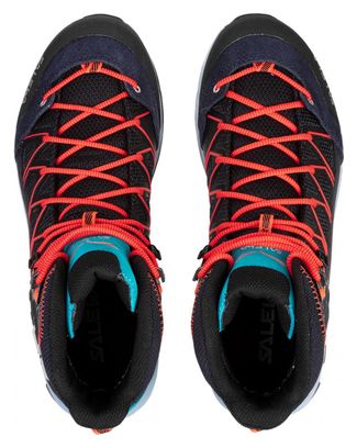 Chaussures de Randonnée Femme Salewa Mtn Trainer Lite Mid GTX Bleu