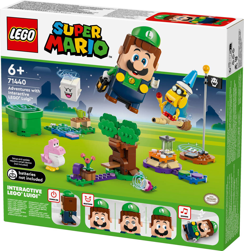 Avonturen met interactieve Luigi Nintendo Speelgoed Set 71440 Super Mario